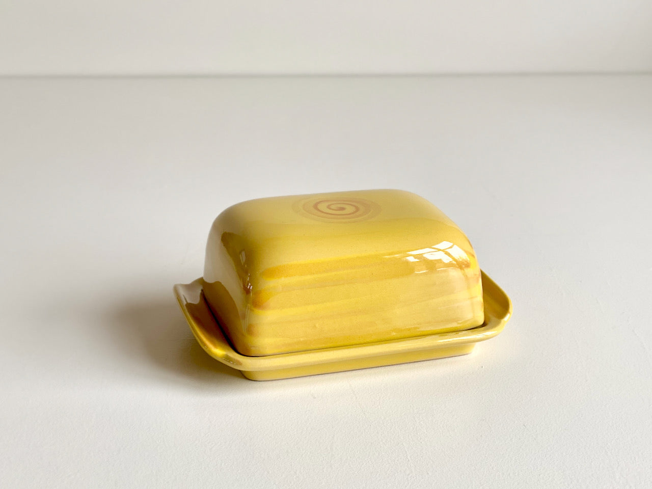 Butterdose eckig ohne Knopf